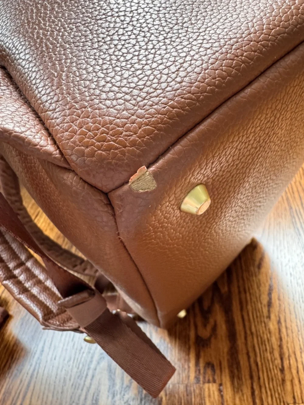 Freshly Picked Classic Diaper Bag in Cognac